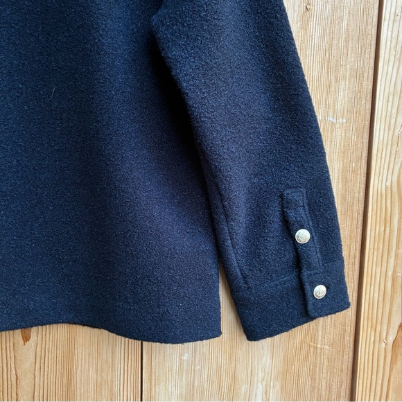 J. Crew NWT Women’s Boucle Jacket Gold Buttons Sz Large - Picture 7 of 8